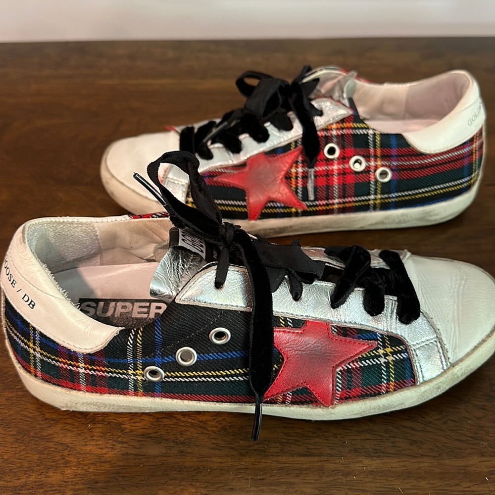 Golden Goose Superstar Plaid Size EU 37
